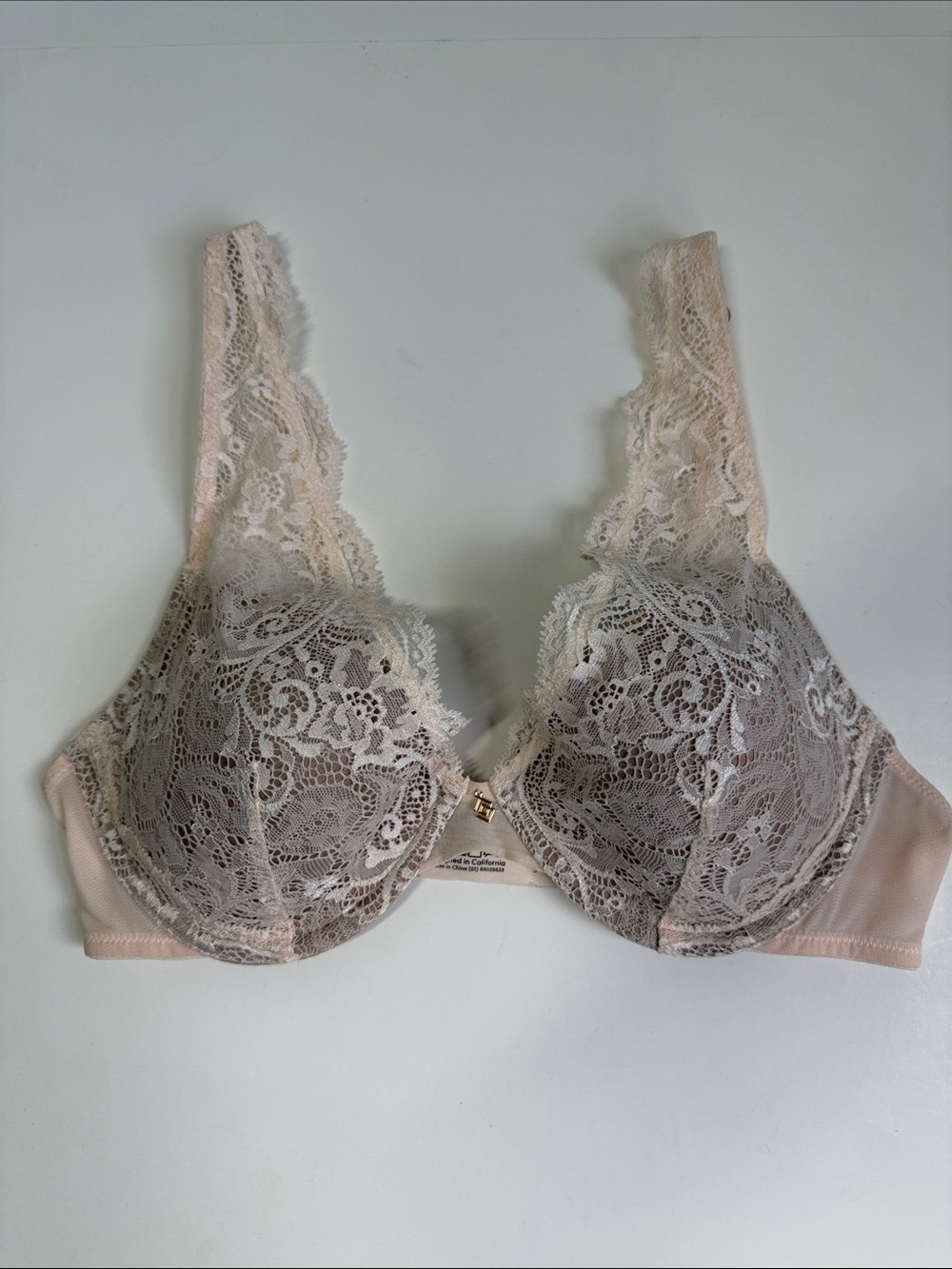 THIRDLOVE Lace Contour Plunge Bra - Size 34C